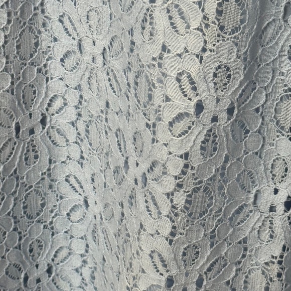 LC Lauren Conrad Light Blue Lace Tunic - Picture 11 of 16